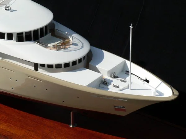 Trinity Yachts Hull No. T-043 "Mine Games" Tri-Deck Motor Yacht. 196'-Model by Abordage