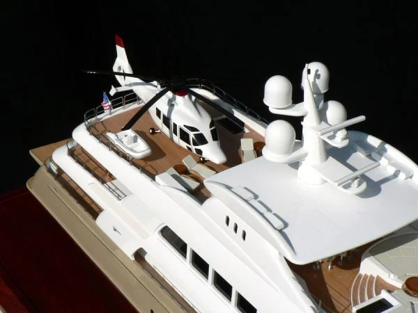 Trinity Yachts Hull No. T-043 "Mine Games" Tri-Deck Motor Yacht. 196'-Model by Abordage
