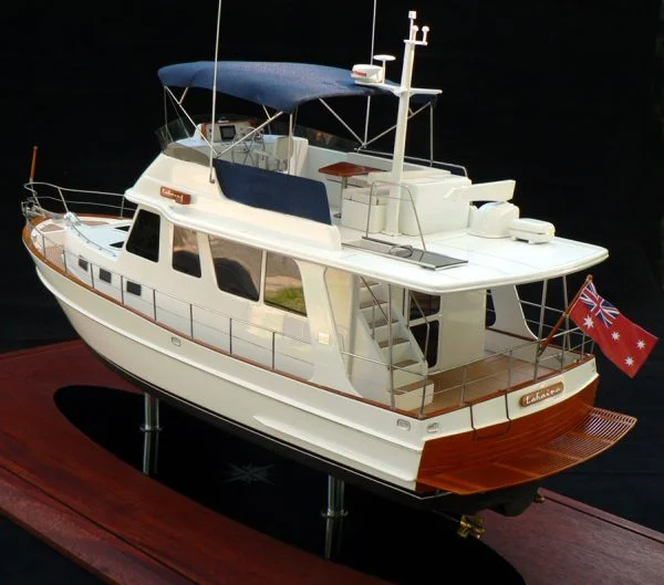 Grand Banks 41 Heritage EU "Lahaina". Boat model built by Abordage