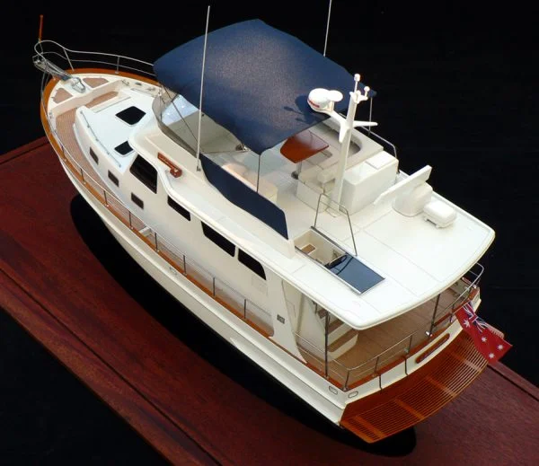 Grand Banks 41 Heritage EU "Lahaina". Boat model built by Abordage