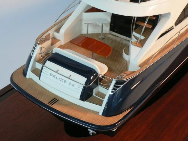 Belize 52 Flybridge Model built by Abordage