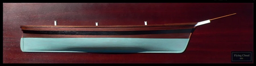 FLYING CLOUD 1851 HALF MODEL BY ABORDAGE
