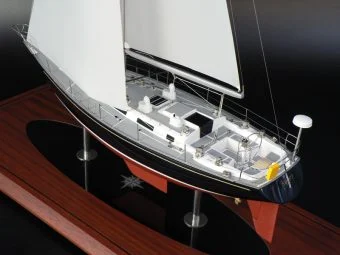 NAVY 44 SAILBOAT MODEL BUILT BY ABORDAGE