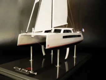 Catana C59 model built by Abordage