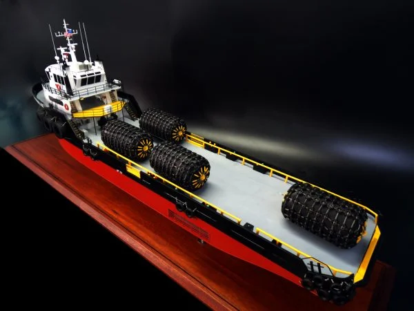 Supply Boat Josephine K Miller model built by Abordage