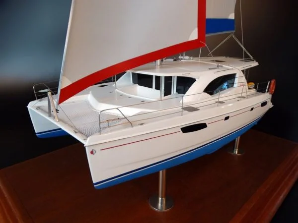 Leopard 44 Catamaran desk model by Abordage