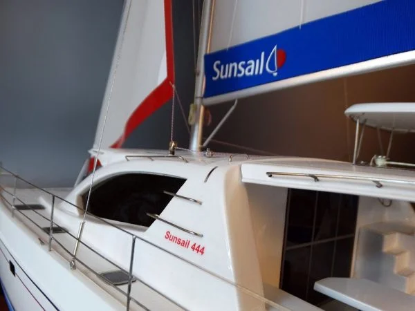 Leopard 44 Catamaran desk model by Abordage
