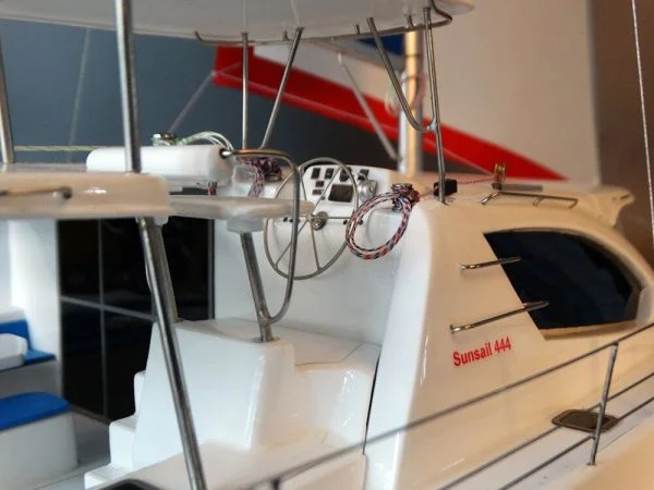 Leopard 44 Catamaran desk model by Abordage