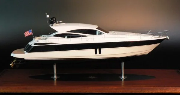 PERSHING 62 boat model built by Abordage