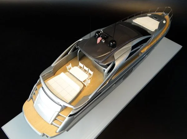PERSHING 70 custom model built by Abordage