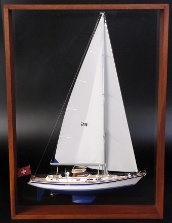 Hallberg-Rassy 43 Framed Half Model