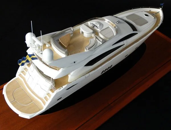 Sunseeker 82 - White Gold - custom model
