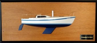 Columbia 26 MK II half model