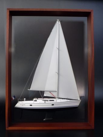 Jeanneau 37.1 Sun Odyssey framed half model