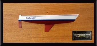 J30 flush deck half hull