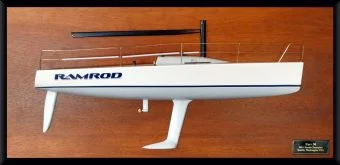 Farr 30 half model with deck details
