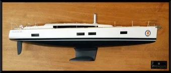 Beneteau Oceanis 55 half model with deck details