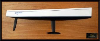 Santa Cruz 37 flush deck half hull