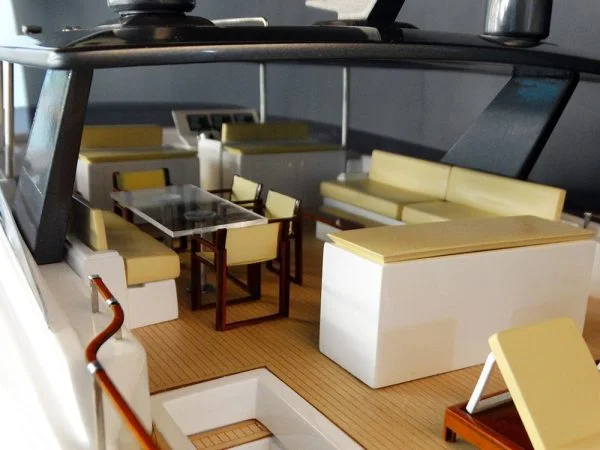 Hatteras 90 Motor Yacht Custom Model