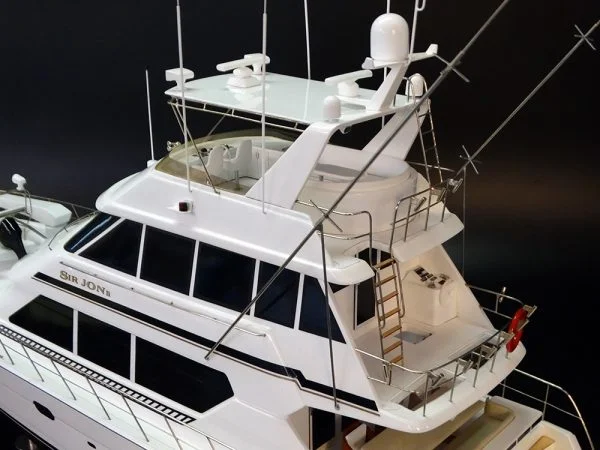 Hatteras 92 custom boat model