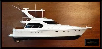 Ocean Alexander 48 Sedan Flybridge half model