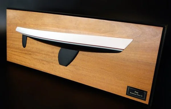 Beneteau First 51 flush deck half hull