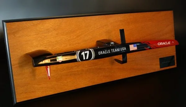 ORACLE TEAM USA 17 AC 72 catamaran 2013 half hull