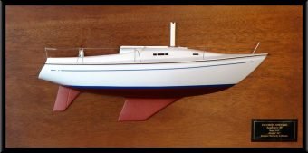 Seafarer 29 half model with deck details