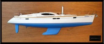 Jeanneau Sun Odyssey 54 DS half model with deck details
