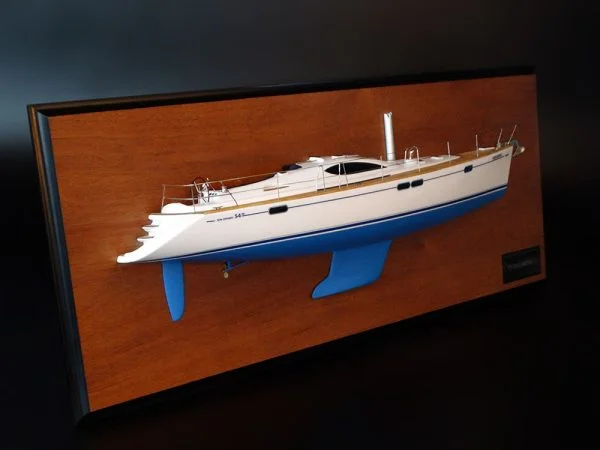 Jeanneau Sun Odyssey 54 DS half model with deck details