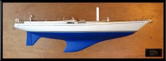 Nautor Swan 65 half model with deck details