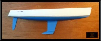 J109 flush deck half hull