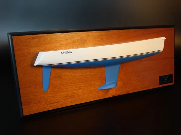 J109 flush deck half hull