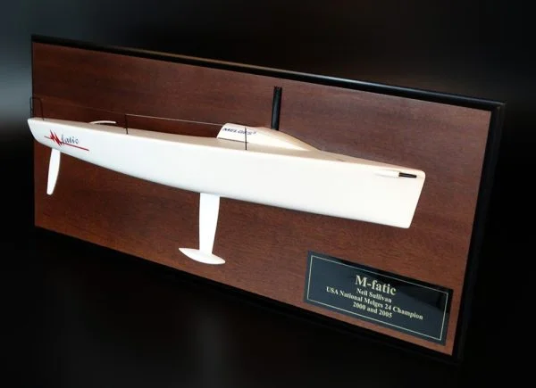 Melges 24 half model with deck details