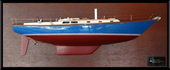Hinckley Sou'Wester 42 half model with deck details