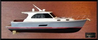 Grand Banks 44 Eastbay SX half model with deck details