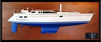 Hunter Legend 40.5 half model