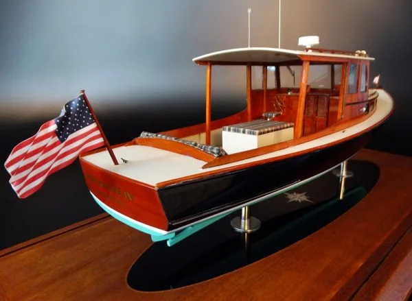 POSTHASTE IV, a 34 ft lobsterboat-inspired day cruiser, custom model