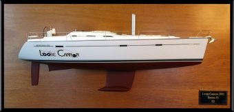 Beneteau 393 custom half model