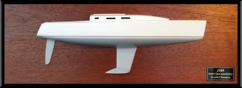 Jboats J109 half hull with cabin and cockpit