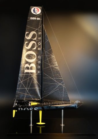 Alex Thompson's Vendée Globe racer Hugo Boss model