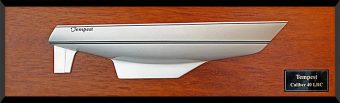 Caliber 40 flushdeck half hull