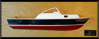 Surfhunter 25 half model with cabin and cockpit only