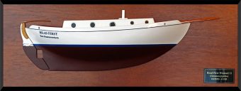 Westsail 32 half model with cabin and cockpit only