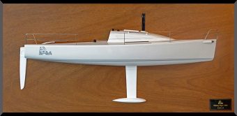 Flying Tiger 10m half model with deck details