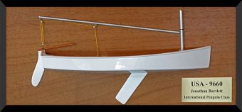 Penguin 11 sailing dinghy, half hull