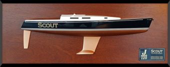 J120 Half hull with cabin and cockpit but No detail