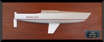 J24 custom half model with cabin and cockpit only