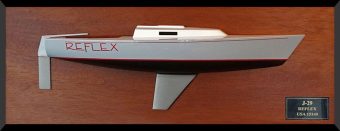 J29 custom half model with cabin and cockpit only