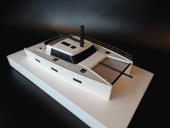 VAAN R4 Sailing catamaran custom model